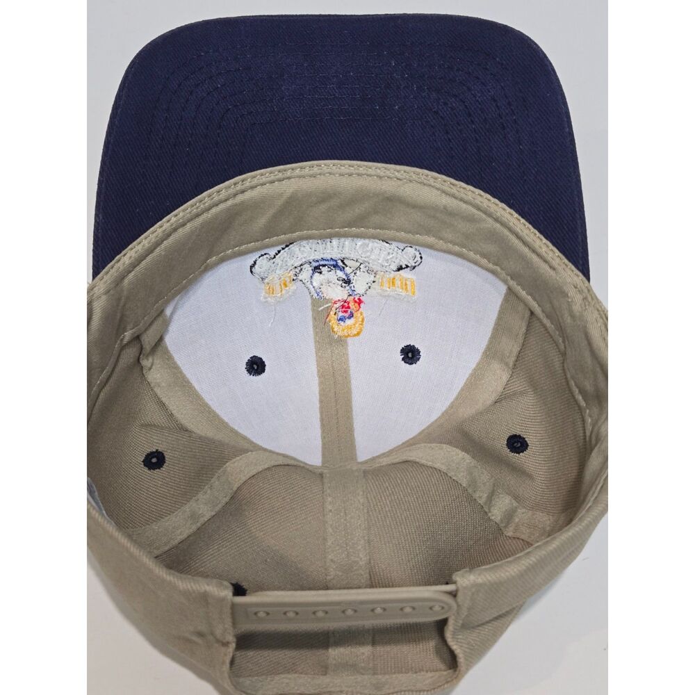 Vintage St. Pauli Girl Beer Snapback Hat | KC Headwear Tan Cap - Picture 6 of 9
